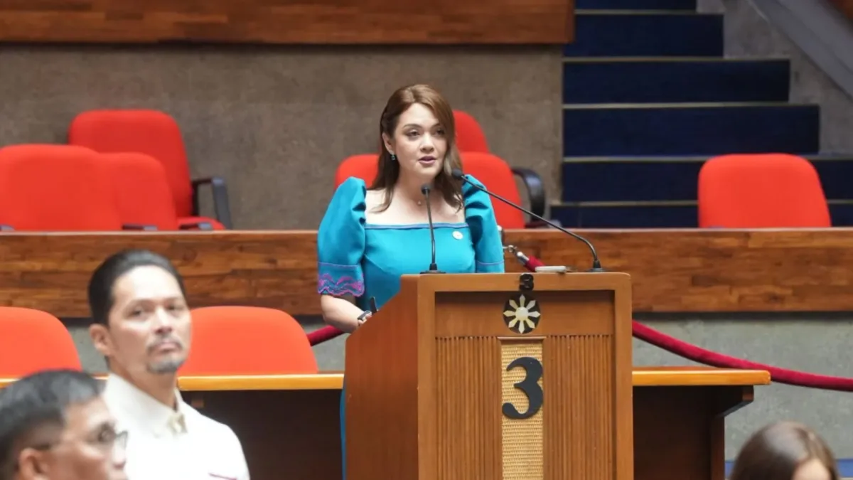 Misamis Oriental First District Rep. Atty. Jennifer “Karen” Lagbas advocates for House Bill No. 7715 (Responsible Suicide Reporting Act) at the House of Representatives. The proposed bill promotes responsible media practices and mental health support during National Suicide Prevention Month. (Photo courtesy of Congresswoman Karen Lagbas FB)