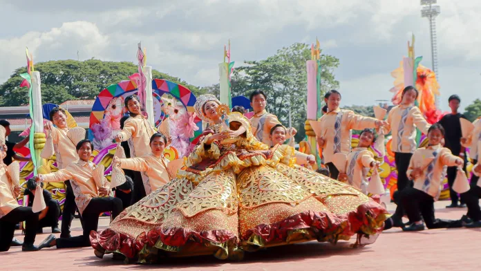 Street dancers and a Festival Queen perform during Zamboanga City's Fiesta Hermosa Street Dance Competition at the Joaquin F. Enriquez Memorial Sports Complex. Organizers raised the grand prize to ₱1 million for the Oct. 11 event, drawing contingents from Universidad de Zamboanga, Zamboanga Peninsula Polytechnic State University, Lamitan City in Basilan, and Siasi, Sulu. (Photo courtesy of Zamboanga City Information Office)