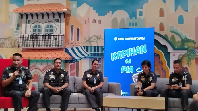 Officials from the Bureau of Jail Management and Penology Region 10 participate in a panel discussion during the "Kapihan sa PIA" media forum in Cagayan de Oro City.
