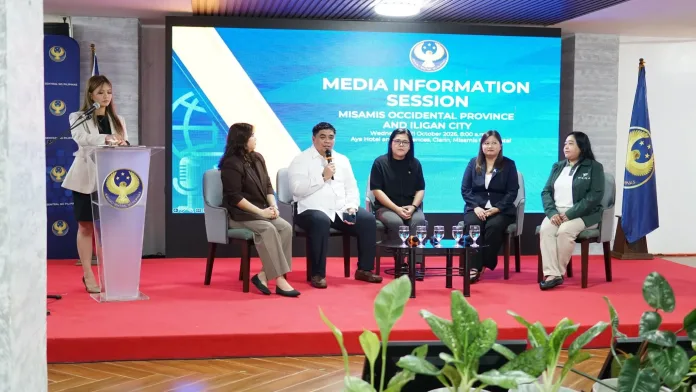 Bangko Sentral ng Pilipinas officials answer questions from journalists and information officers during a panel discussion at the Media Information Session in Aya Hotel and Residences, Clarin, Misamis Occidental.