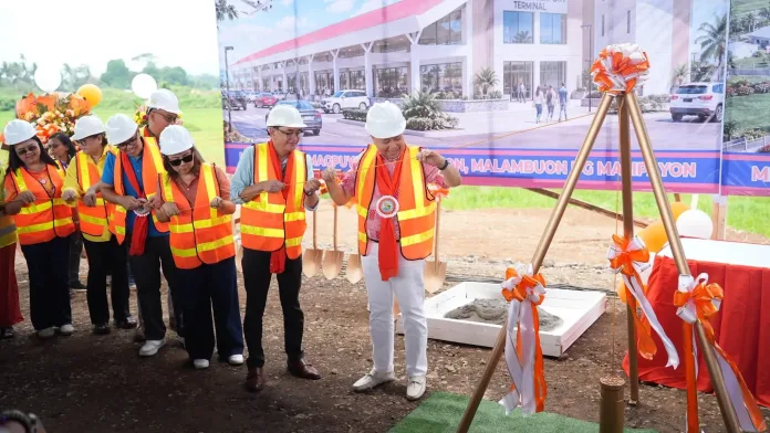 Architectural rendering and project breakdown of the new passenger terminal and runway expansion at Ozamiz City Airport in Misamis Occidental.